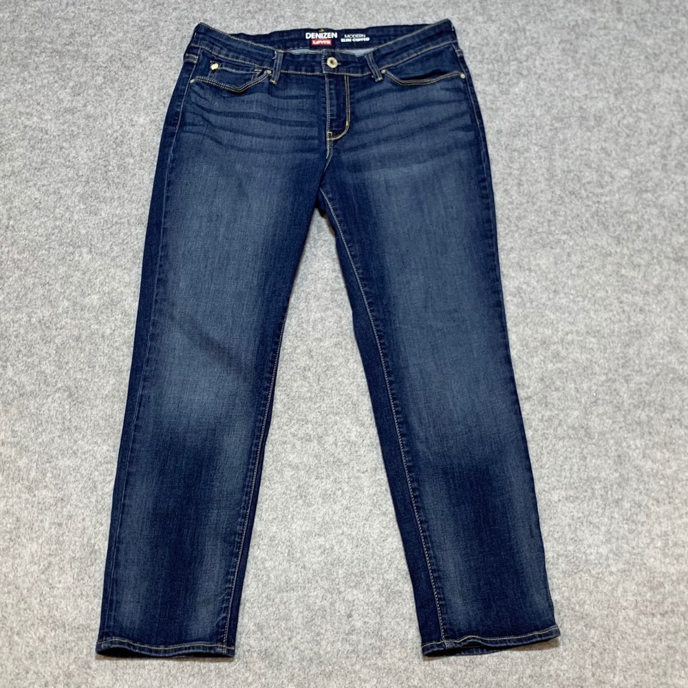 Denizen from Levis Modern Slim Cuffed Jeans Dark Wash‎ Blue 12 W31 - Picture 2 of 8